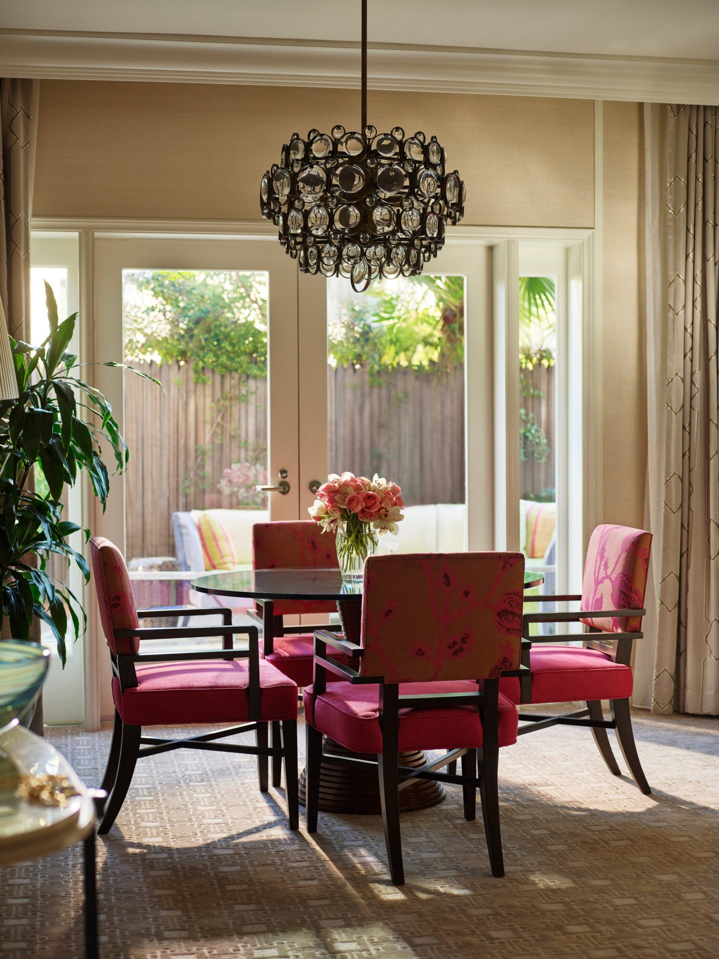 Premiere Suite with Patio Living Room 