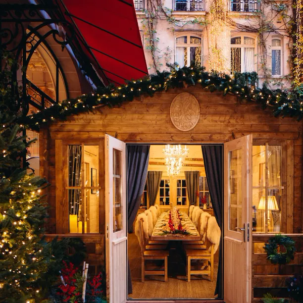 Picture of the Plaza Athenee's chalet in 2022