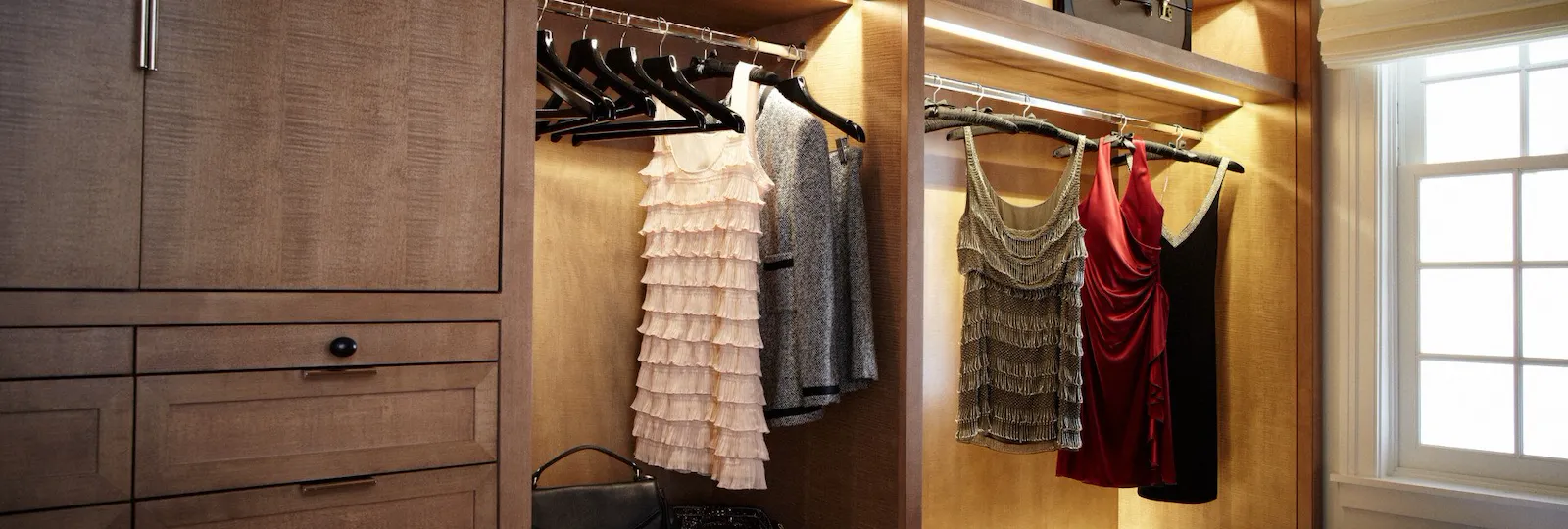 A look inside the closet inside the Chalon Suite Hotel Bel-Air