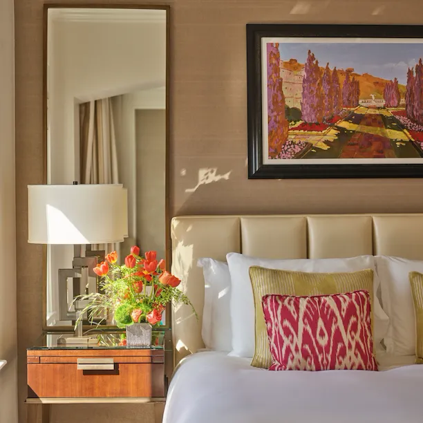 Deluxe Guestroom at The Beverly Hills Hotel, Beverly Hills, CA