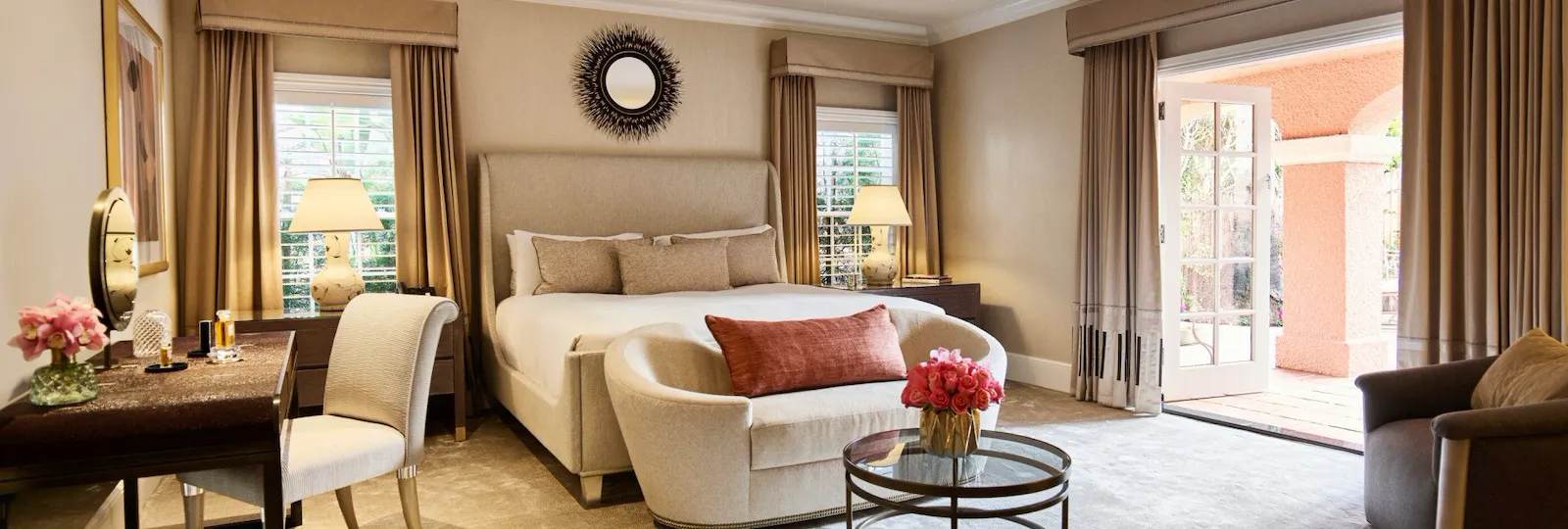 Bungalow 1A Bedroom at The Beverly Hills Hotel, Los Angeles