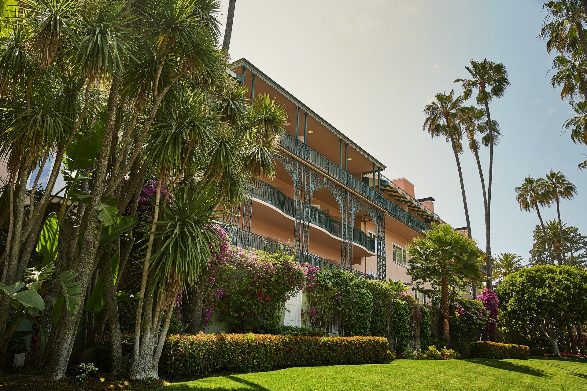 Exterior at The Beverly Hills Hotel, Los Angeles 