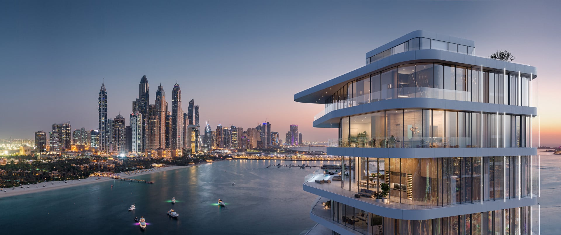 Sky Palace Penthouse exterior at Ava residences, Dubai