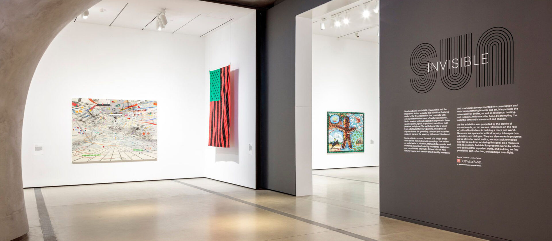 Interior view of invisible sun museum