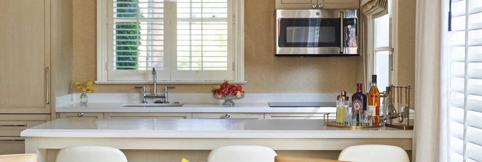 Bungalow 9 Dining Room and Kitchen, The Beverly Hills Hotel, Los Angeles