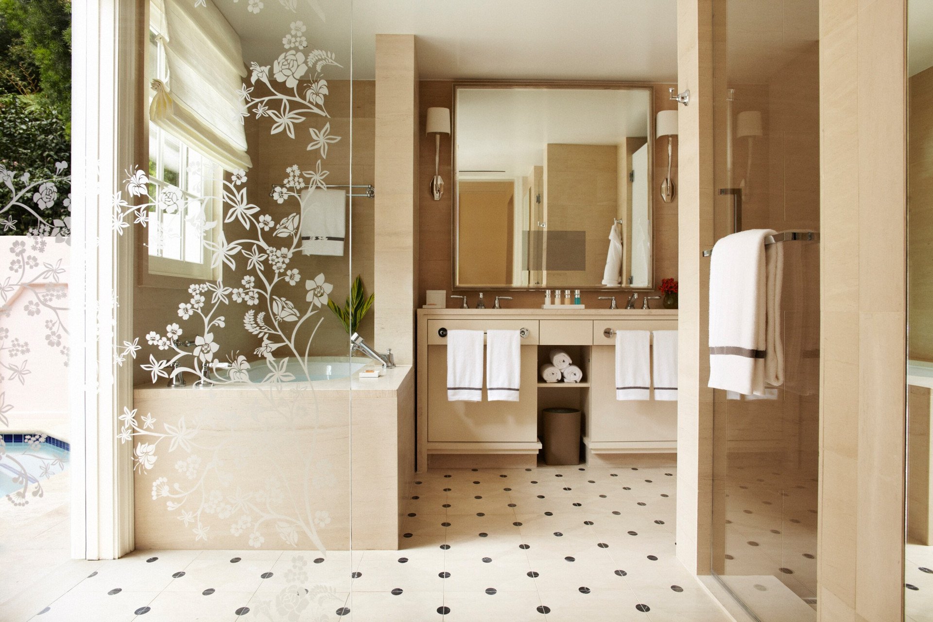 A look inside the Chalon Suite bathroom at Hotel Bel-Air