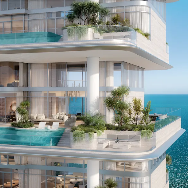 Exterior of Orla Infinity Residences Dubai