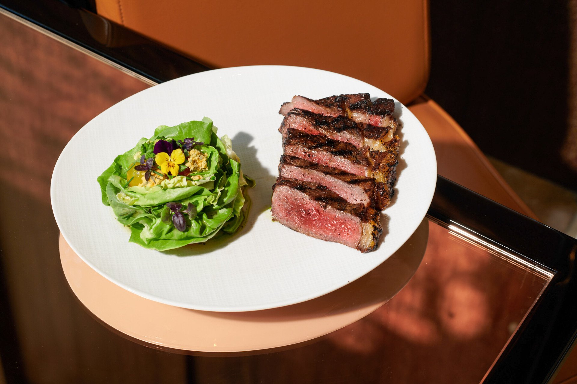 Steak Salad at 45 Park Lane