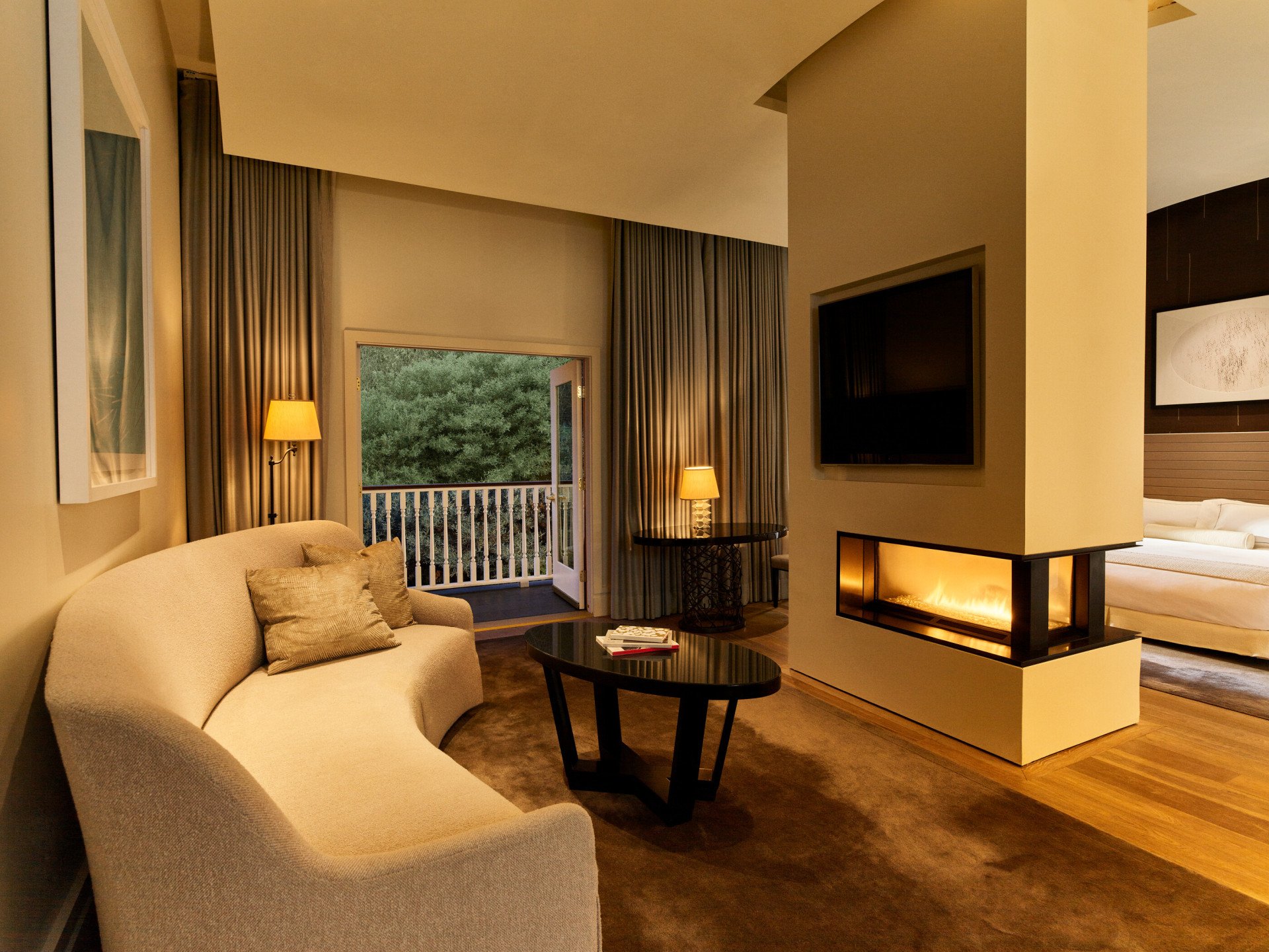 Loft Studio living room at Hotel Bel-Air