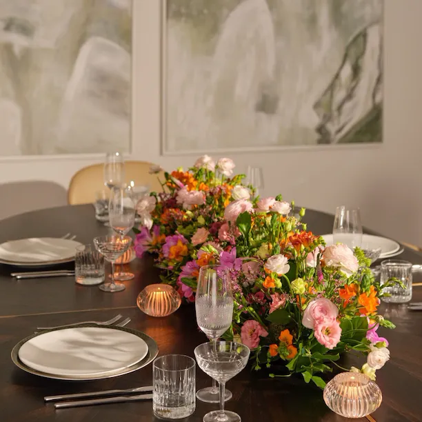 Flowers by The Dorchester. At Home service provided by The Dorchester florist team