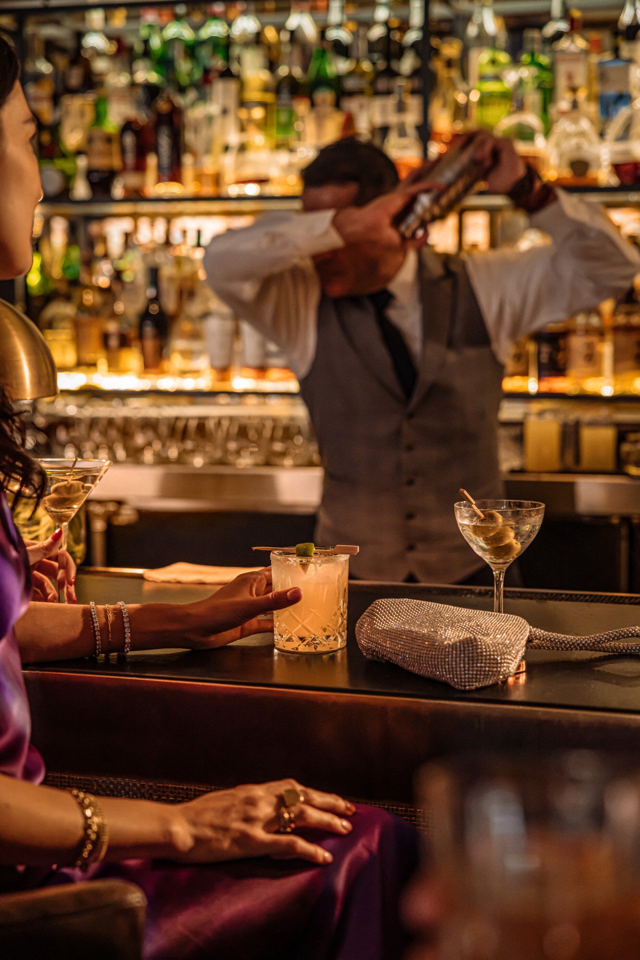 Dining in the Bar & Lounge at Hotel Bel-Air, Los Angeles 