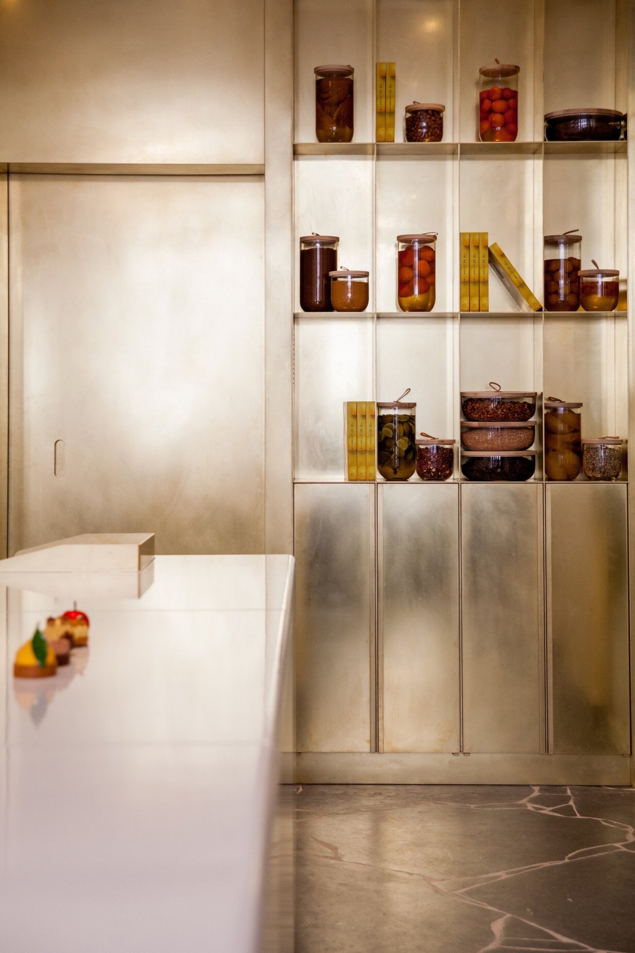 Interior of the pastry shop by Cédric Grolet at Le Meurice, Paris