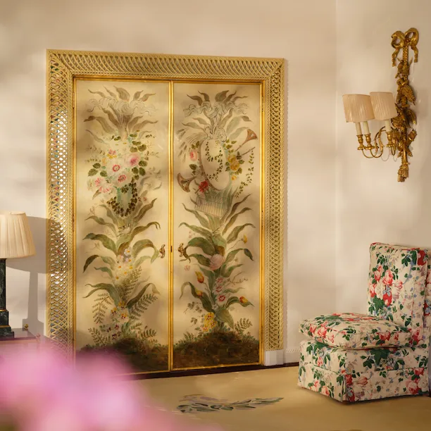 The Dorchester Signature Suite Oliver Messel Living Room decorated door