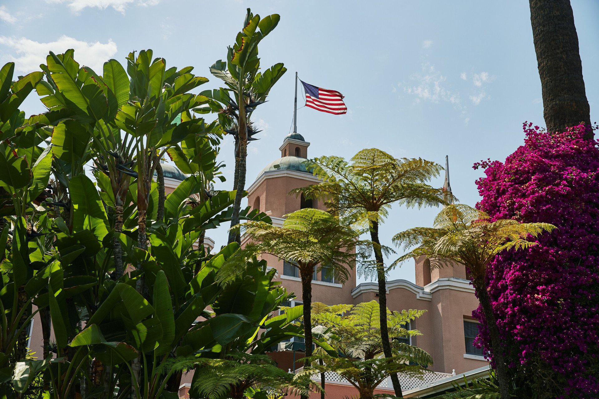 Exterior at The Beverly Hills Hotel, Los Angeles 
