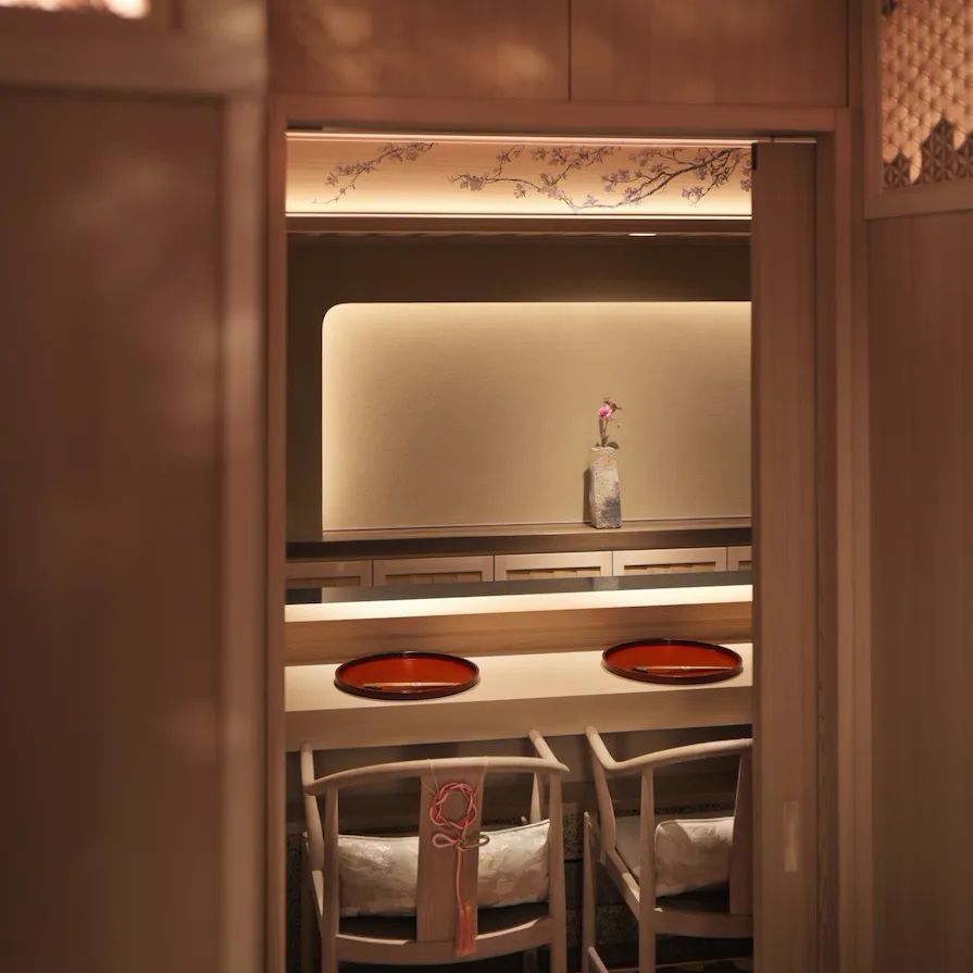 Sushi Kanesaka Private dining space