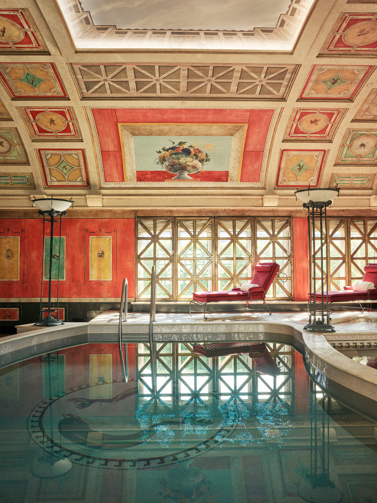 Detail of Presidential Suite swimming pool