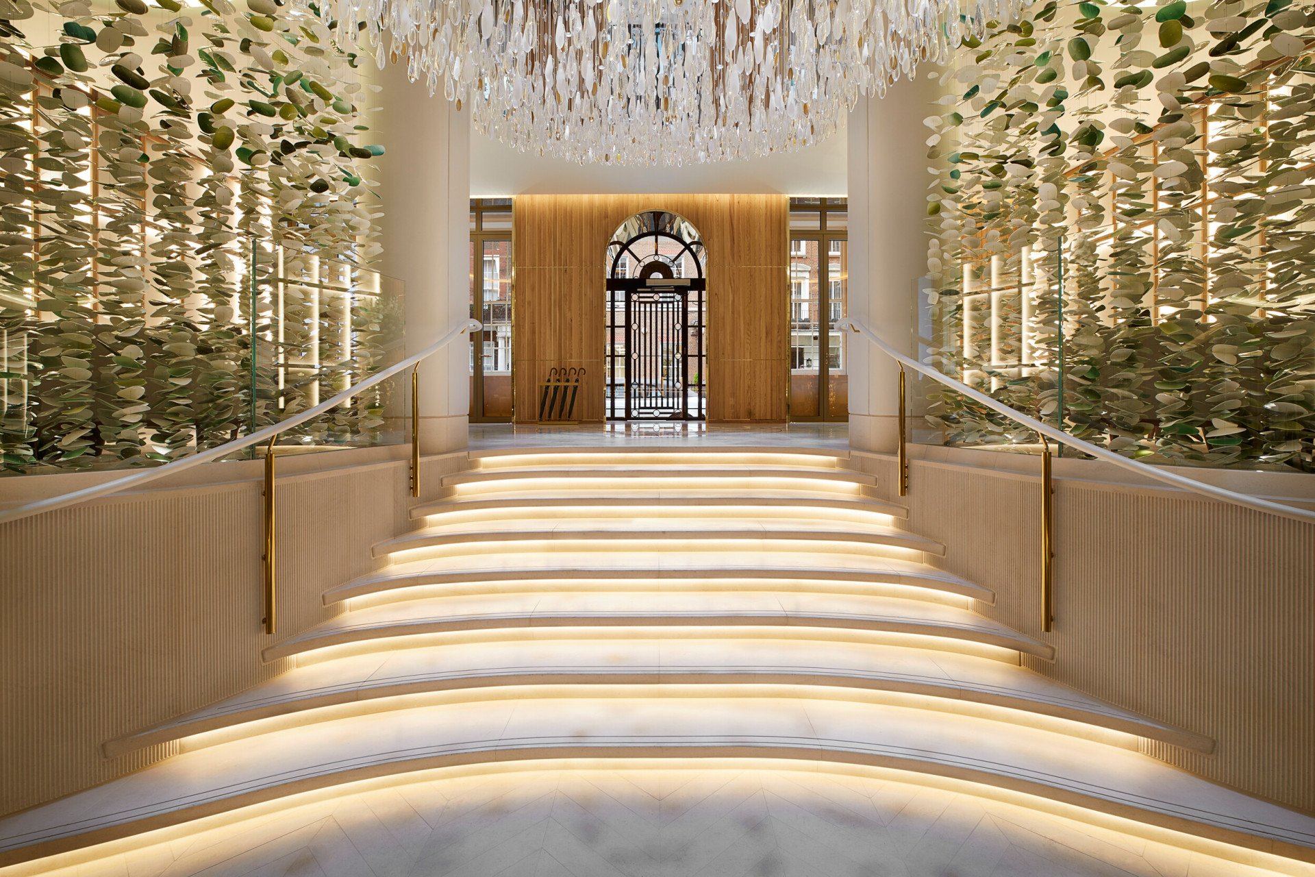 Lobby entrance interior of Mayfair Park Residences, London