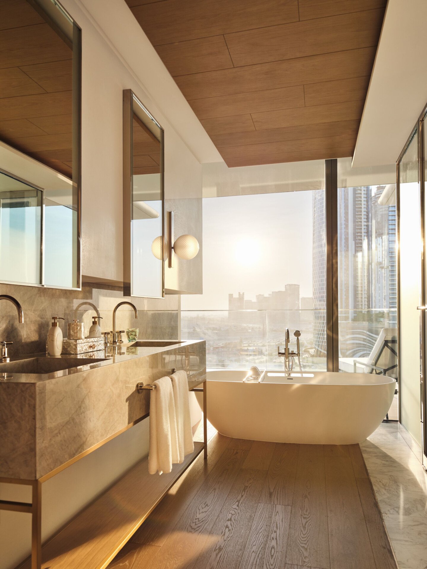 Marina Terrace Suite interior at The Lana, Dubai