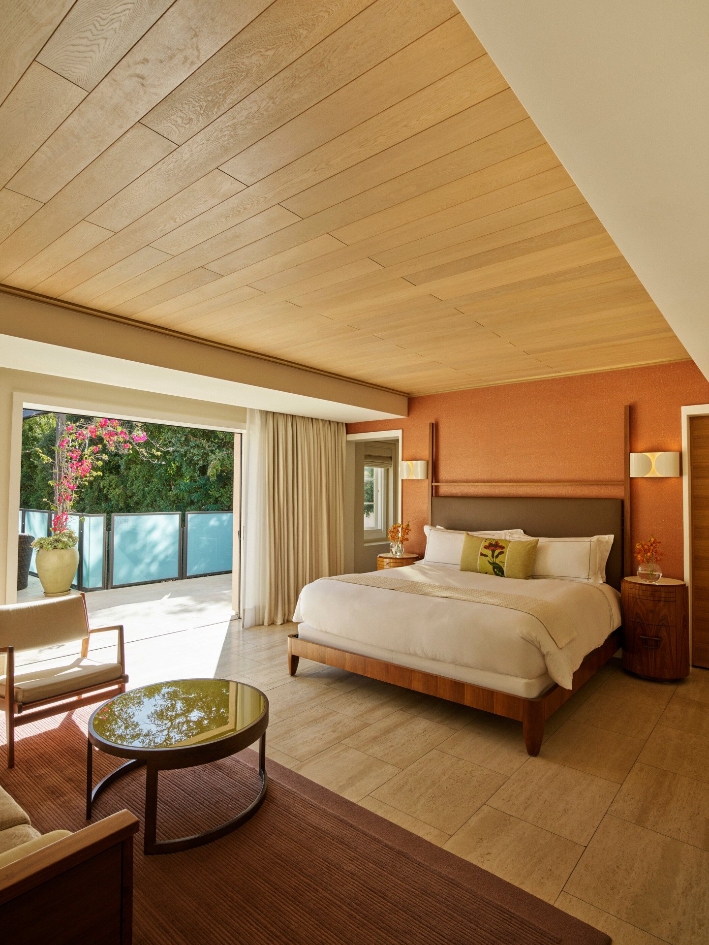 Canyon studio bedroom at Hotel Bel-Air 