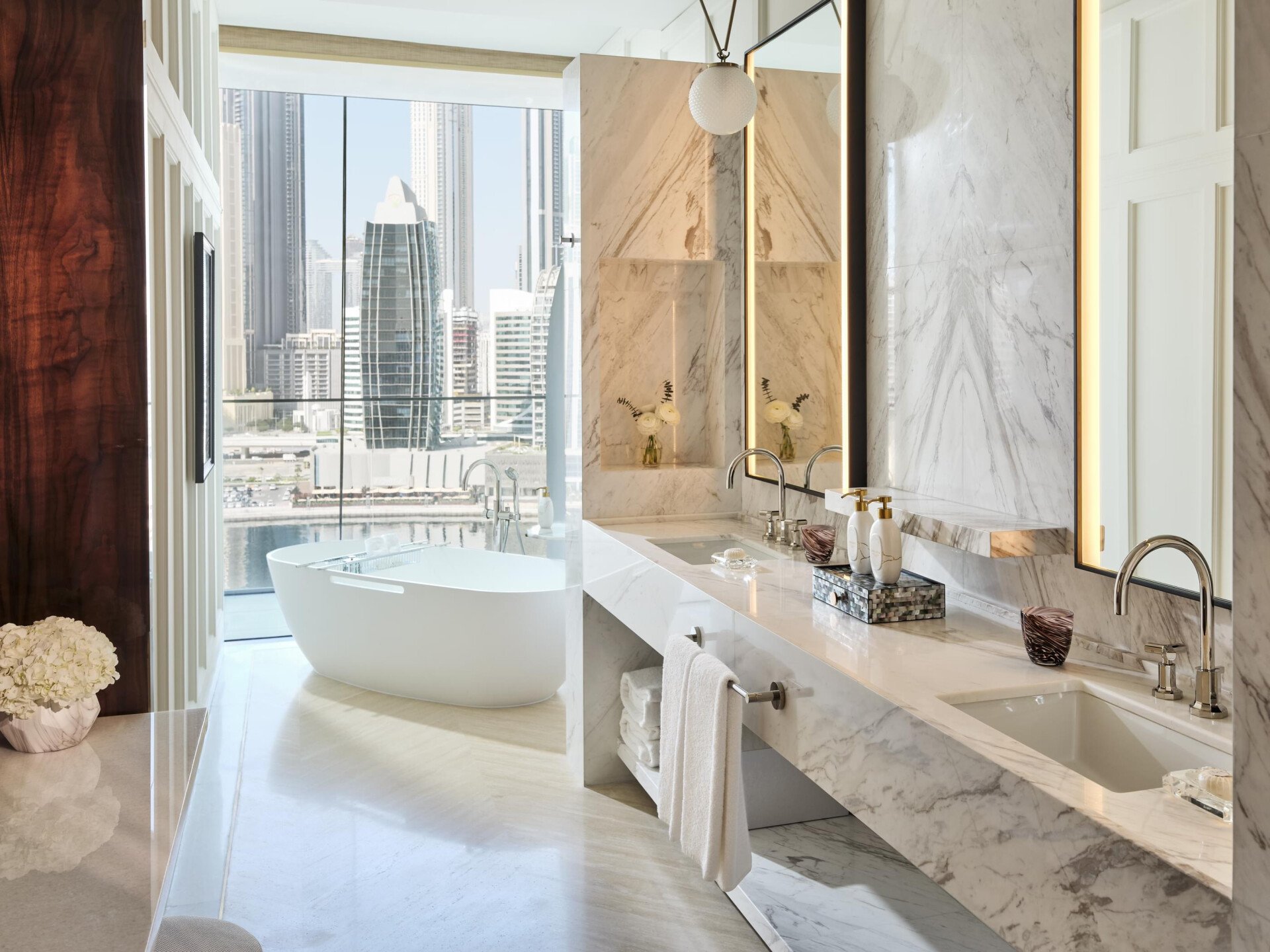 The Lana Marina Junior Suite bathroom interior