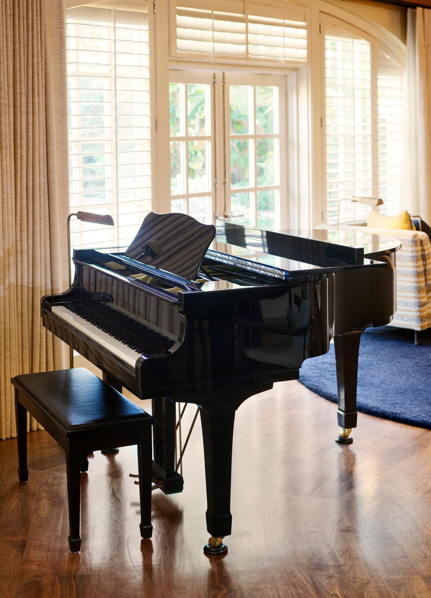 Bungalow 22A Piano at The Beverly Hills Hotel, Los Angeles 