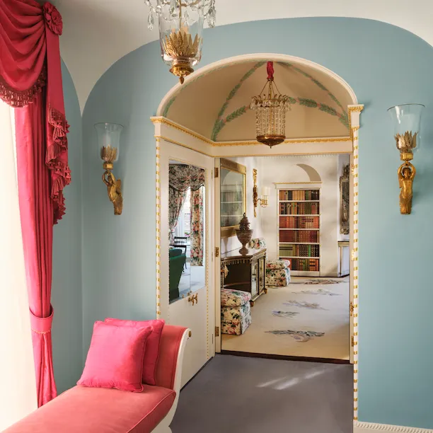 The Dorchester Signature Suite Oliver Messel Hallway Living Space
