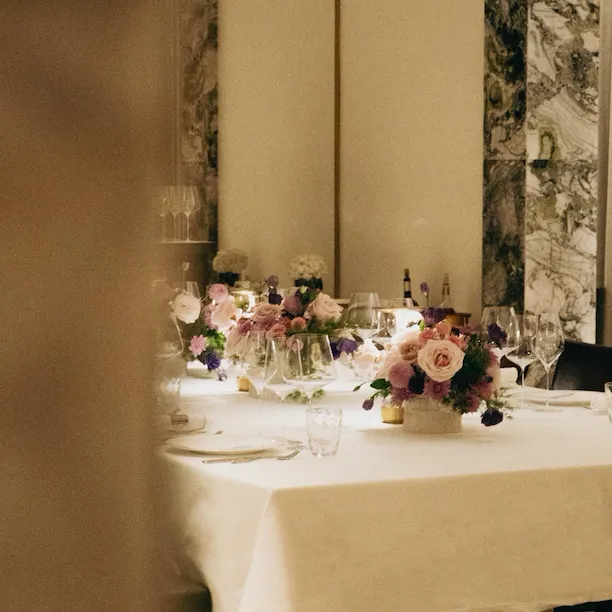 Wine dinner room at Riviera by Jean Imbert at The Lana, Dorchester Collection