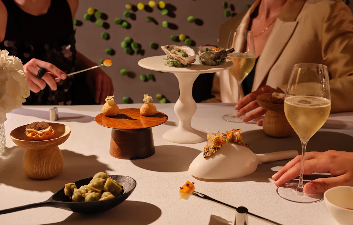 Alain Ducasse at The Dorchester snack course