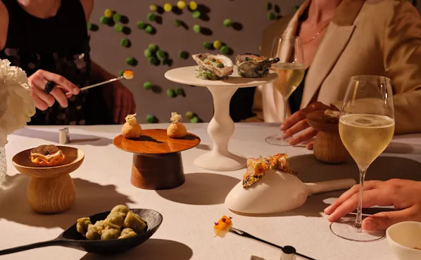 Alain Ducasse at The Dorchester snack course