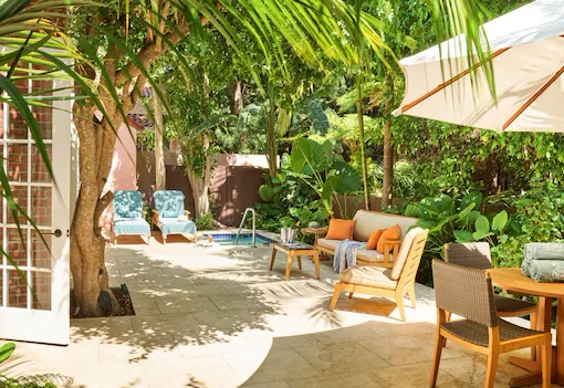 Swan Lake Suite private patio