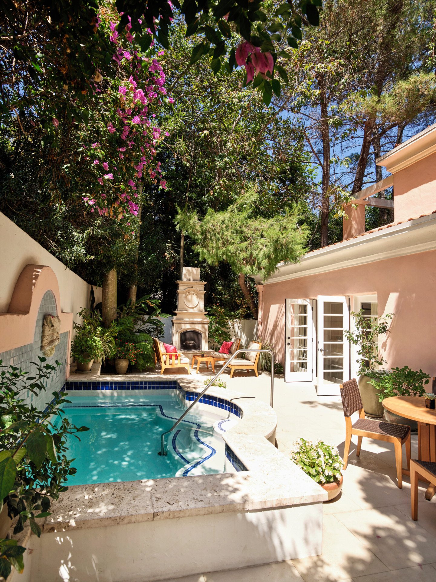 Stone Canyon Suite Patio at Hotel Bel-Air, Los Angeles 