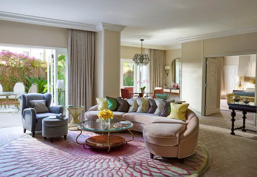 Premiere Suite with Patio living room