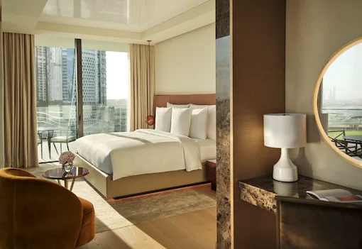 Marina Terrace Suite interior at The Lana, Dubai