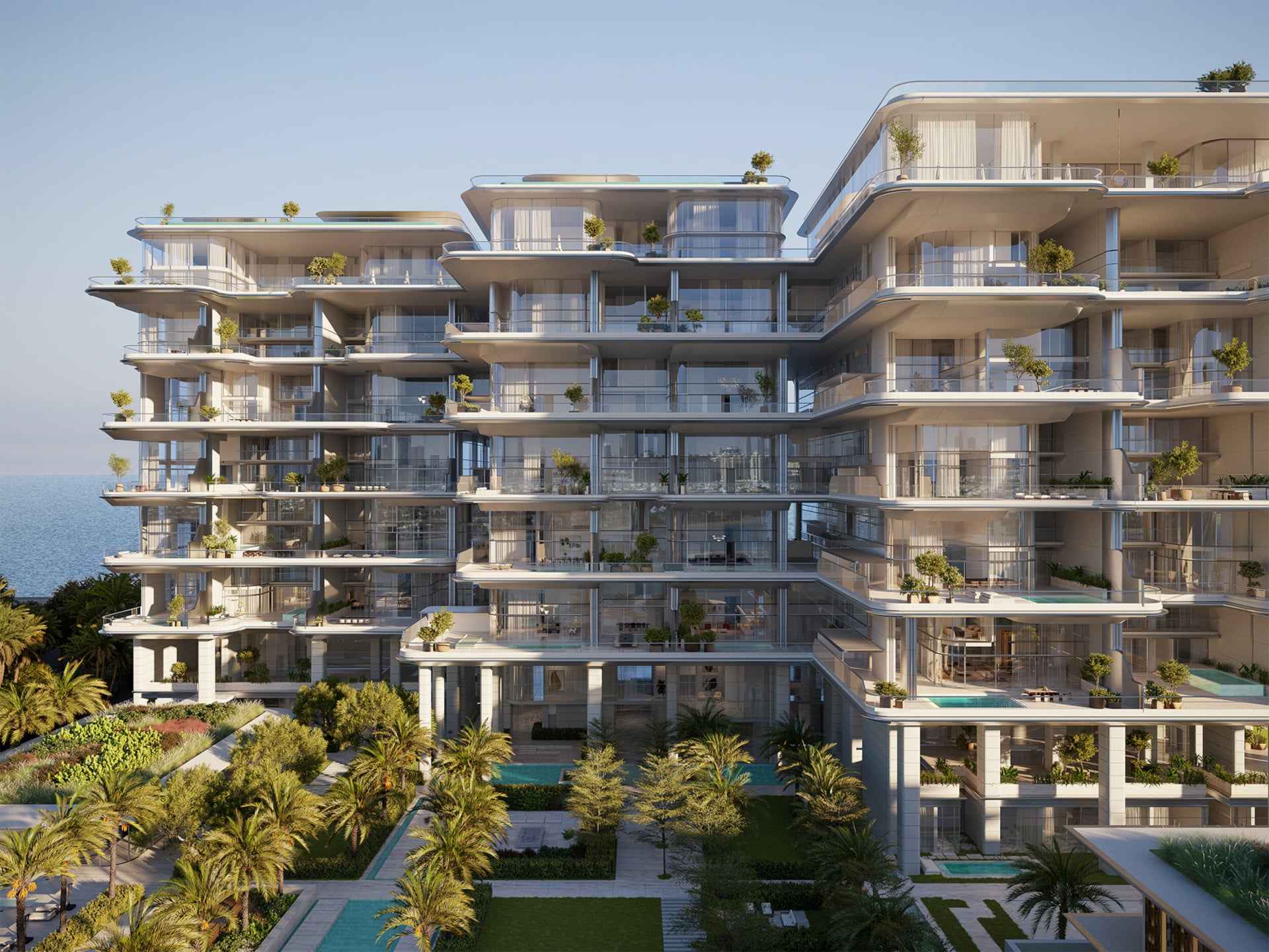 Orla residences building renders, Dubai
