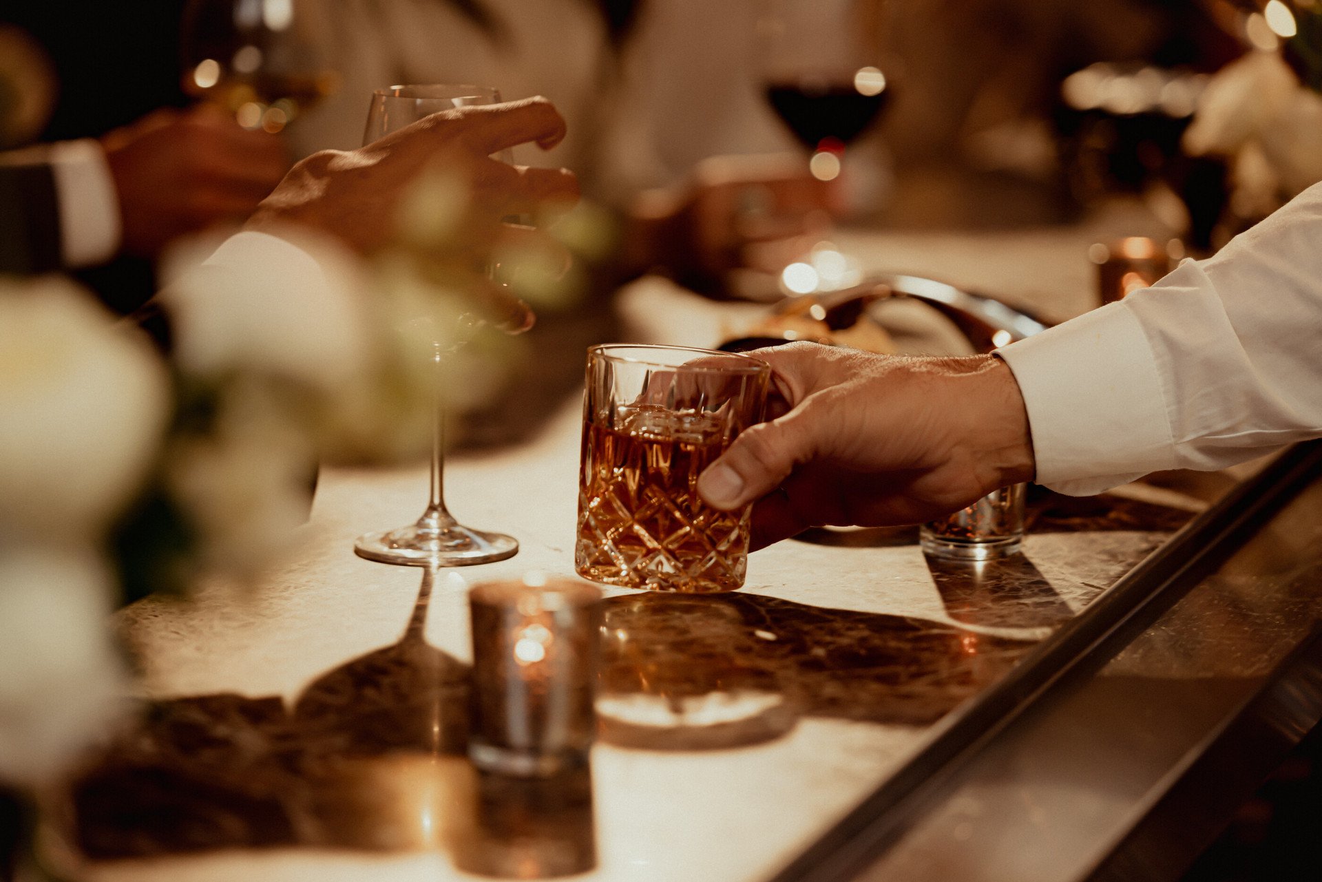 Dining in The Restaurant at Hotel Bel-Air, Los Angeles 