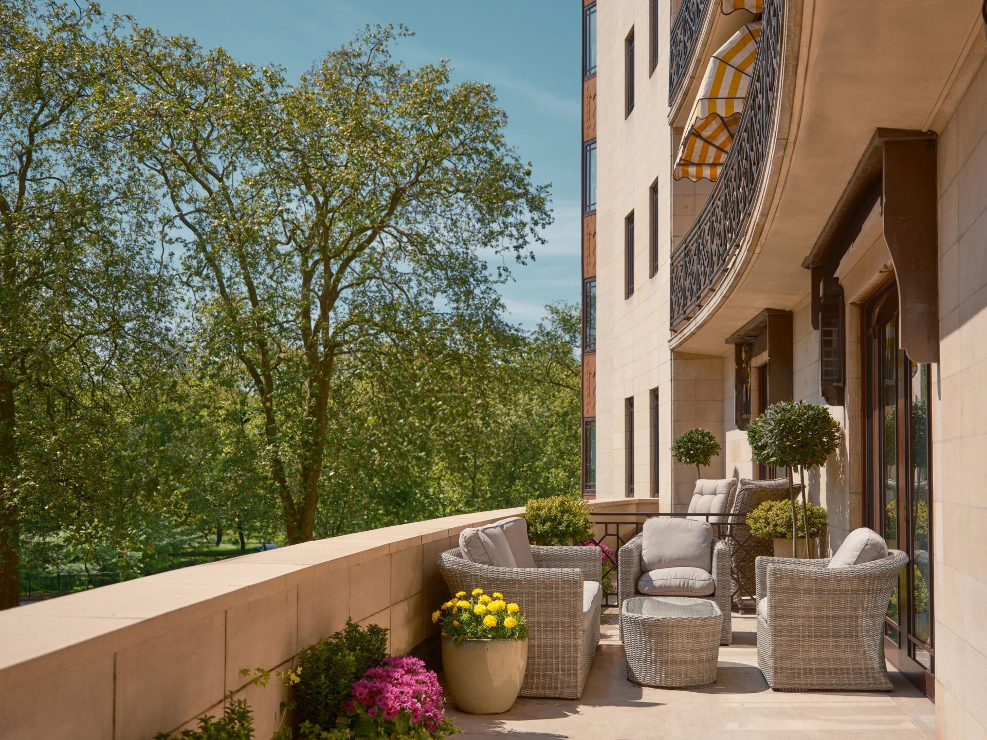 Garden Terrace suite at The Dorchester 