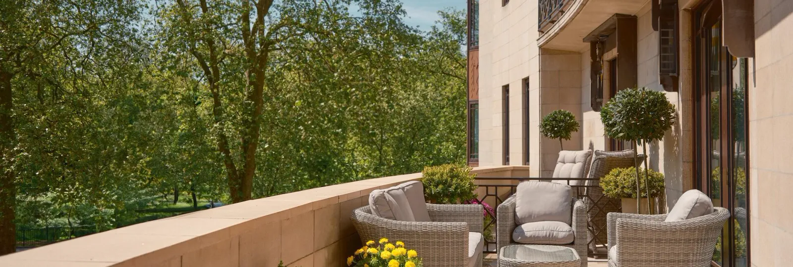 Garden Terrace suite at The Dorchester