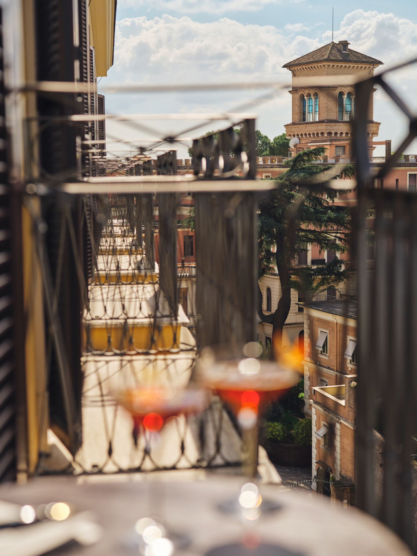 Balconies at Hotel Eden Roma