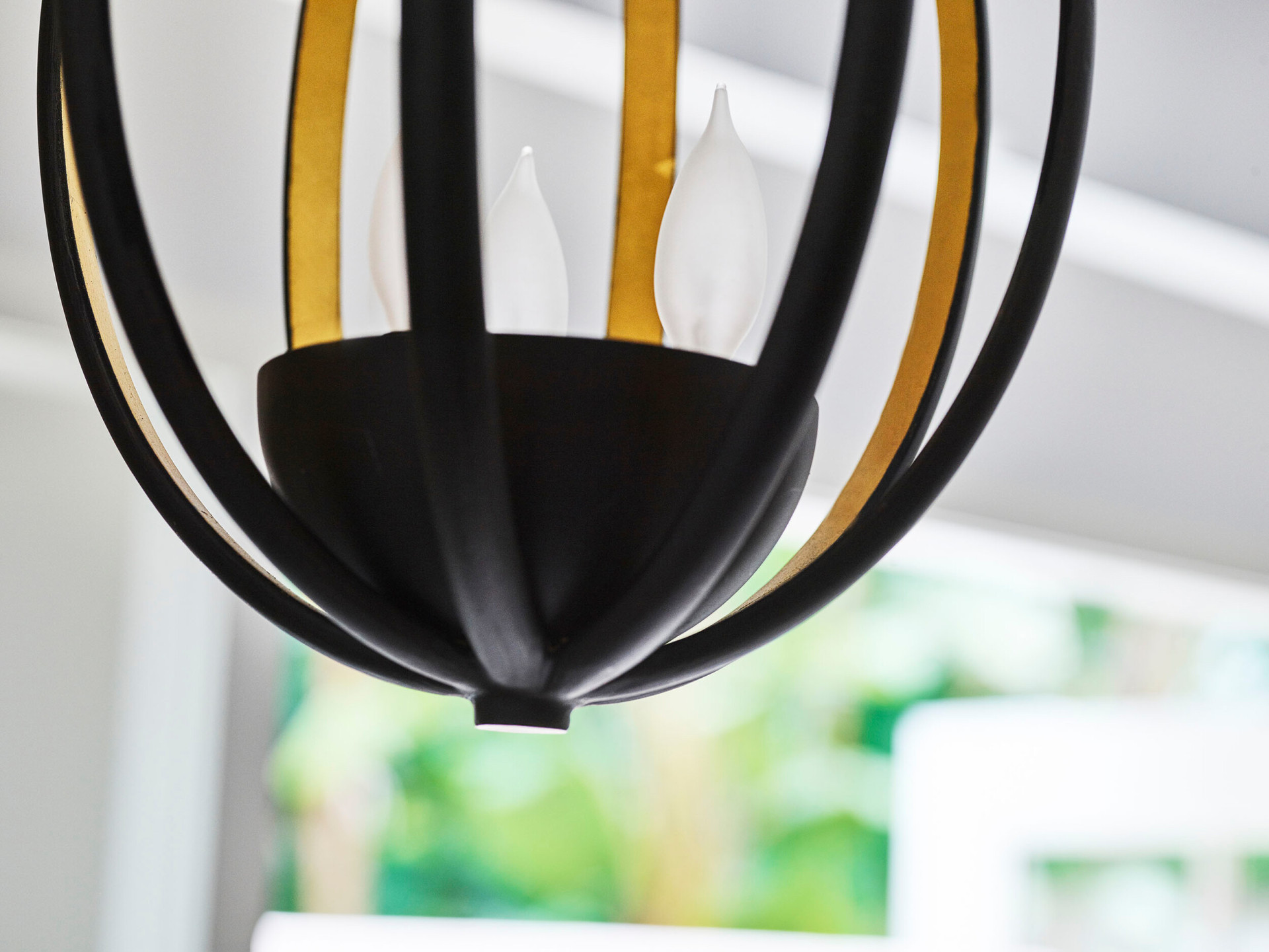 Detail of chandelier in the Patio Suite at Hotel Bel-Air