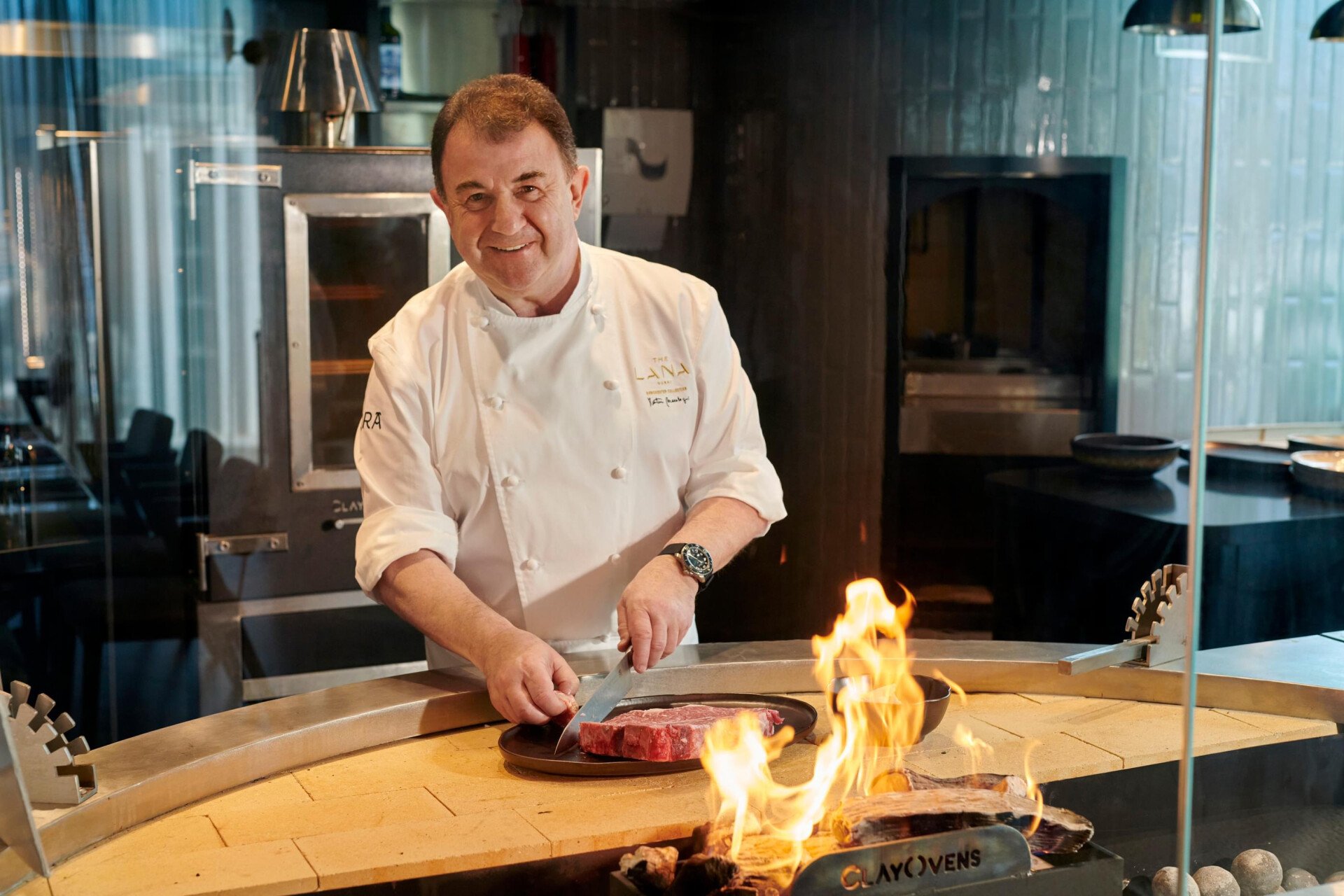 Chef portrait at Jara by Martín Berasategui, The Lana - Dorchester Collection