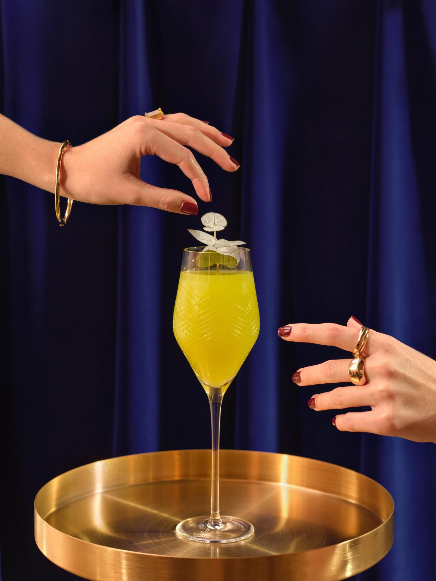 Images of various cocktail offerings at Bitter Honey, The Lana, Dorchester Collection, Dubai.