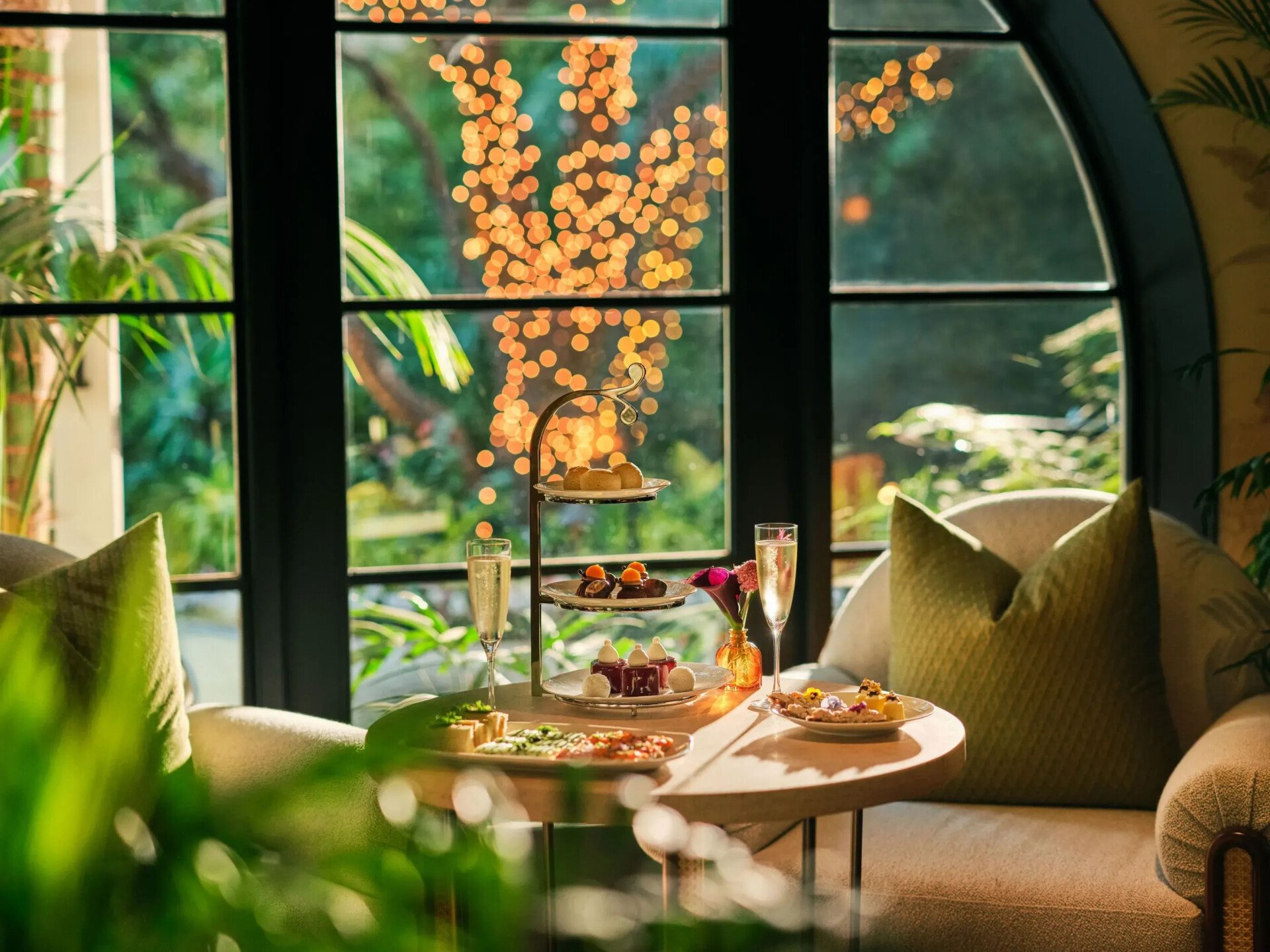 Holiday afternoon tea in The Living Room 