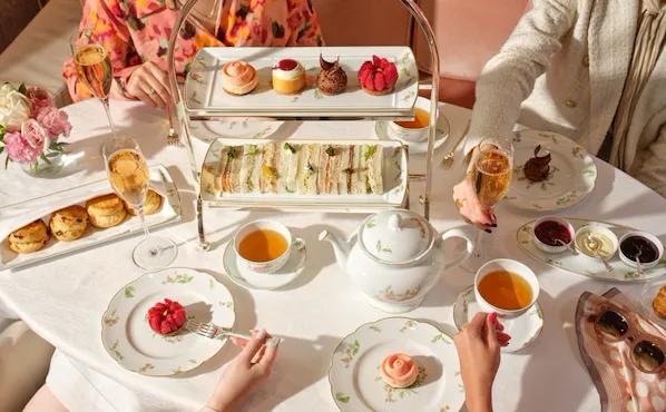 Images of Afternoon Tea at The Gallery, The Lana, Dorchester Collection, Dubai.