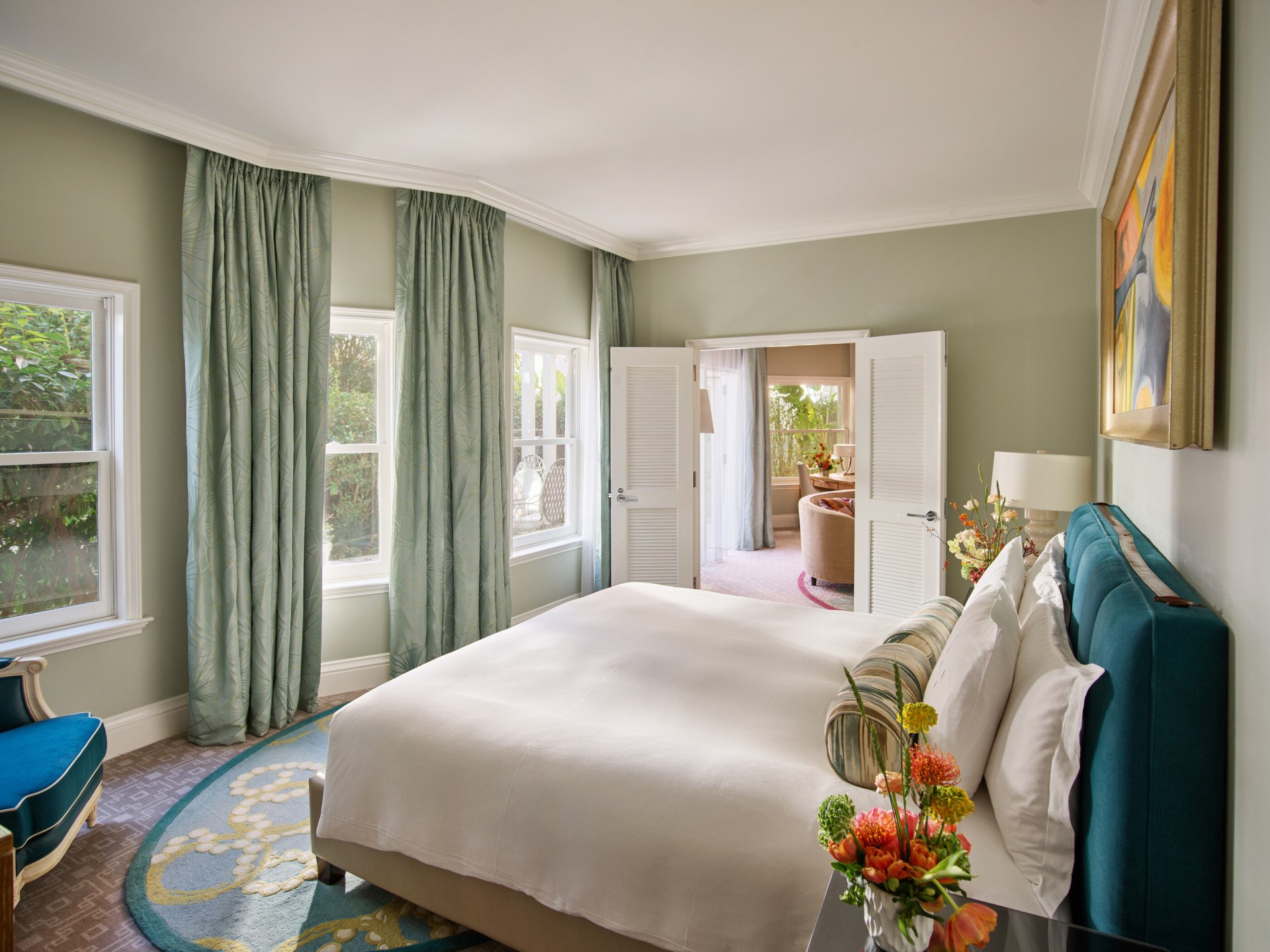 Beverly Hills Suite with Patio at The Beverly Hills Hotel, Beverly Hills, California