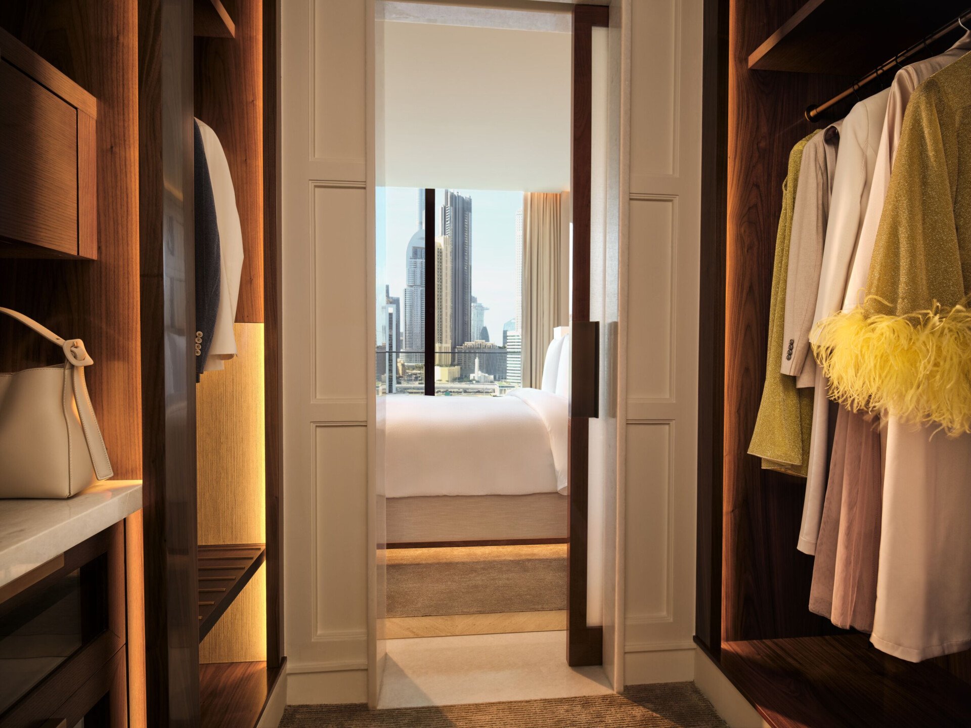 Panoramic suite interior at The Lana Dubai