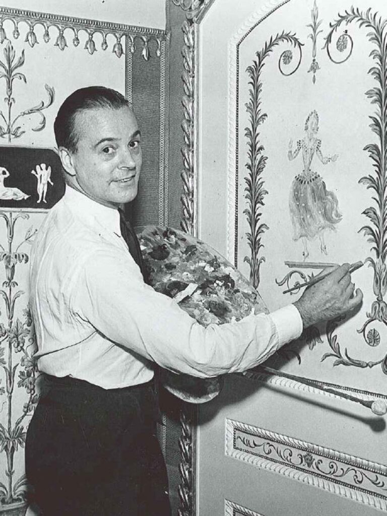  The Dorchester Oliver Messel 1952 Penthouse Pavilion Portrait 