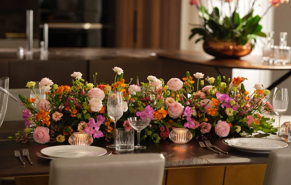 Flowers by The Dorchester. At Home service provided by The Dorchester florist team