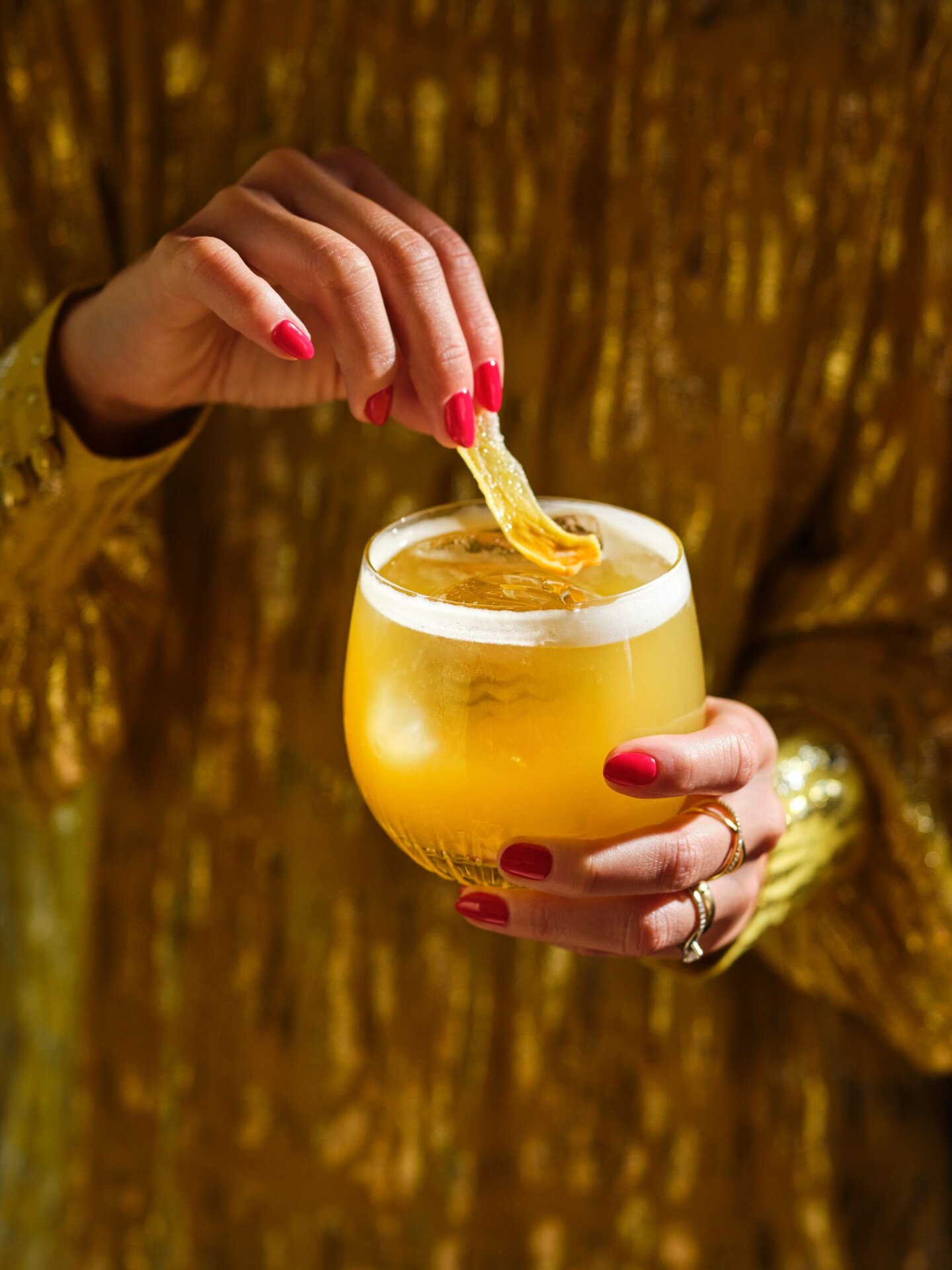 Images of various cocktail offerings at Bitter Honey, The Lana, Dorchester Collection, Dubai.