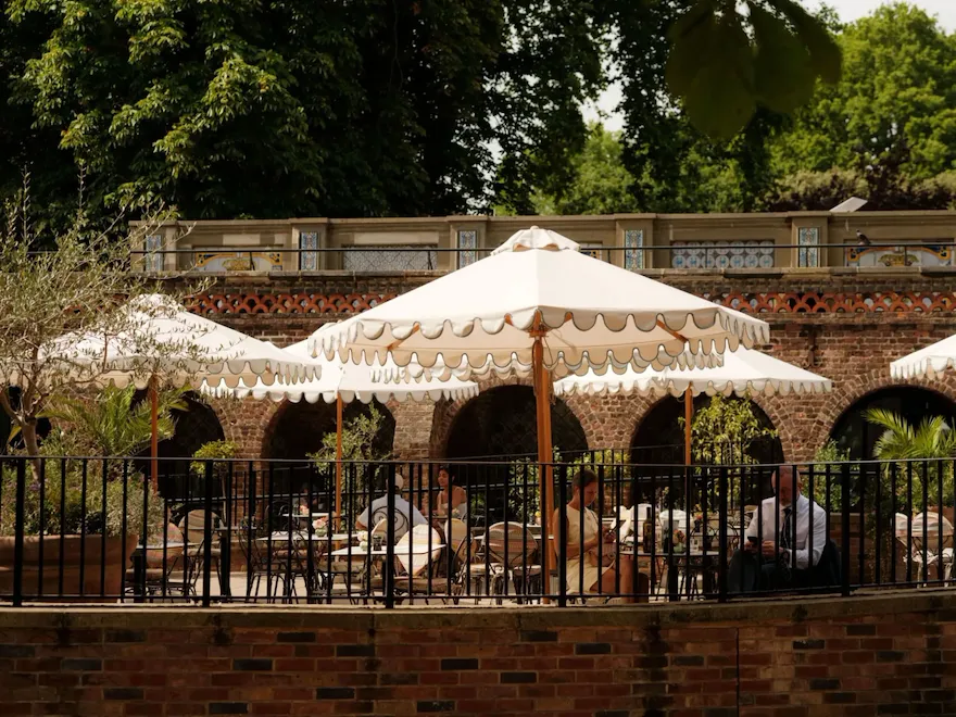 Iconic London destinations captured in soft, warm light during the day