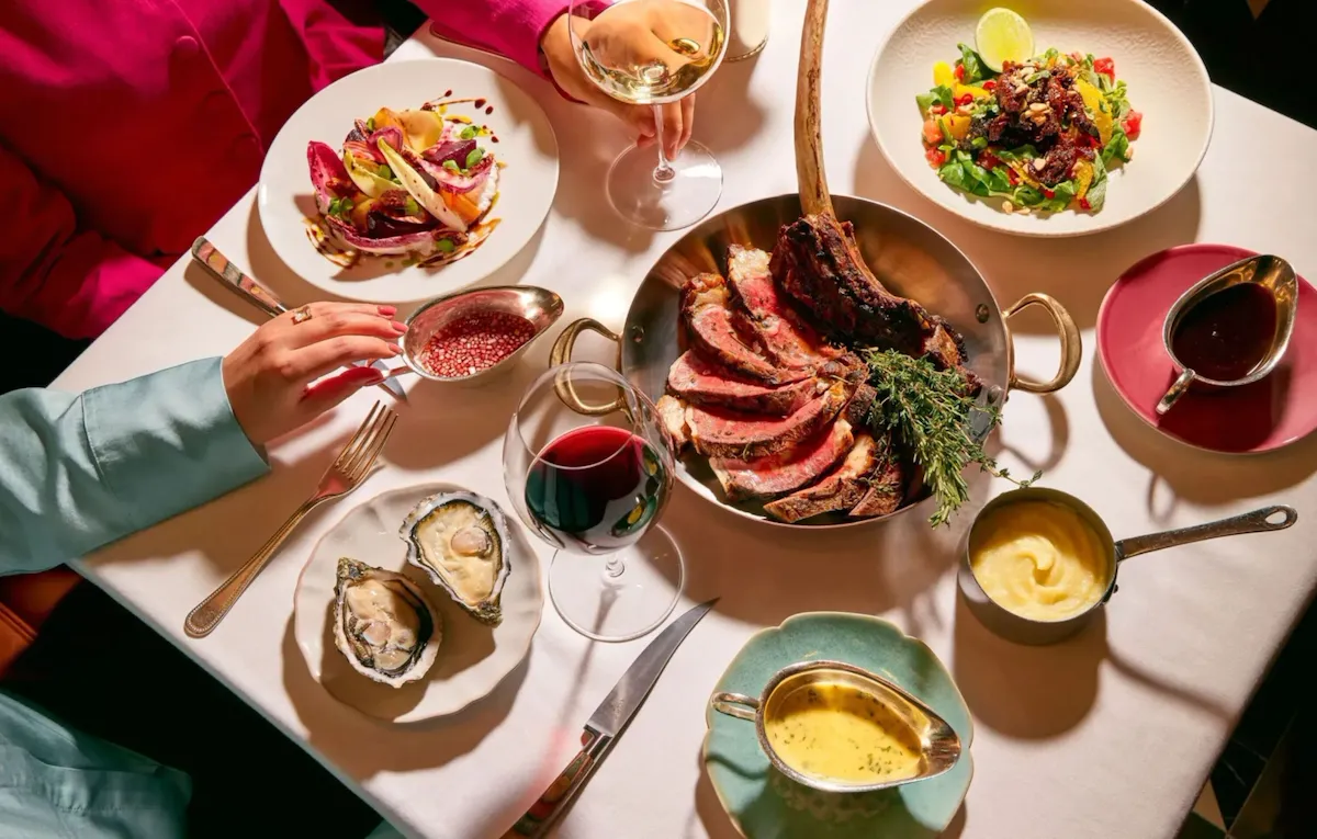 À la carte hero dishes at The Grill at The Dorchester